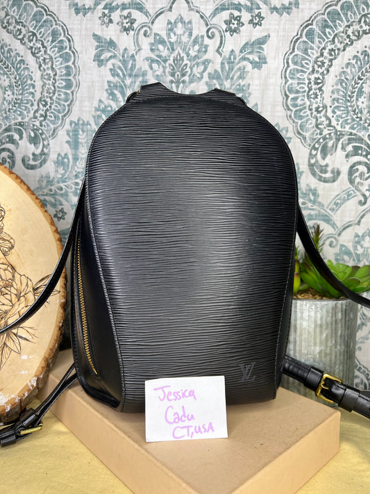 Louis Vuitton Epi Black Mabillon