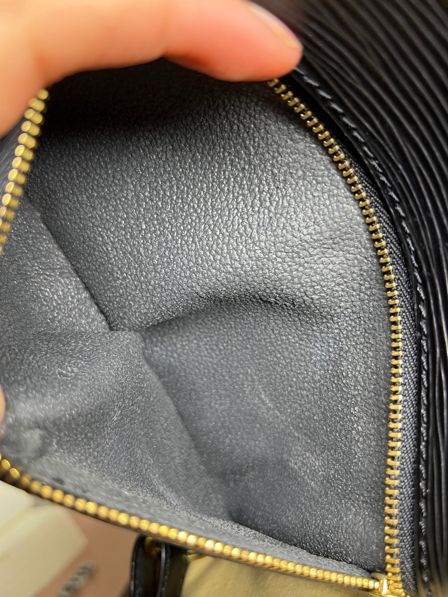 Louis Vuitton Epi Black Mabillon