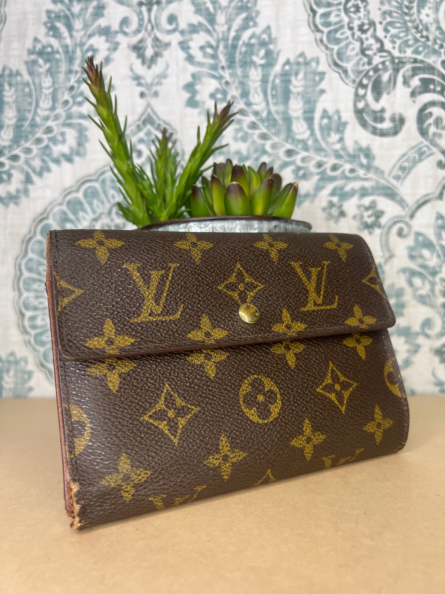 Louis Vuitton Monogram Passport Trifold Wallet #2