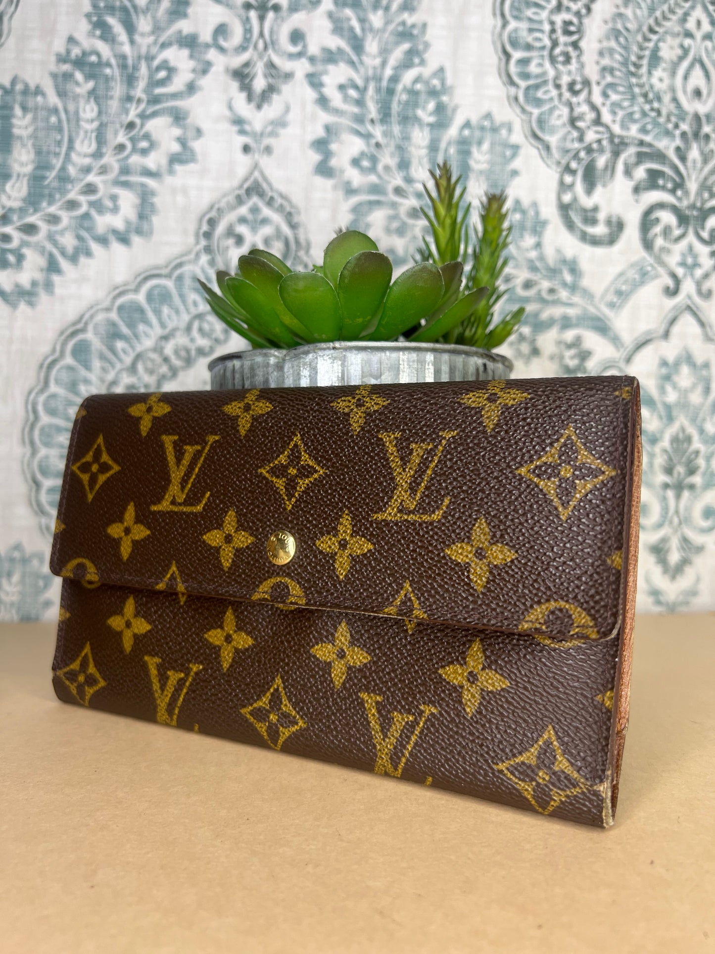 Louis Vuitton Monogram Porte Tresor International Wallet #1