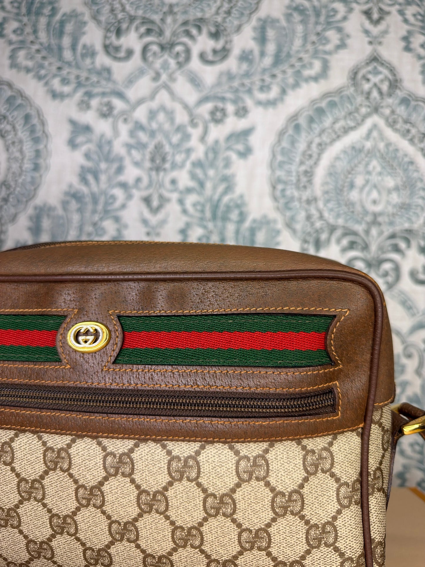 Gucci Vintage Supreme Sherry Line Purse