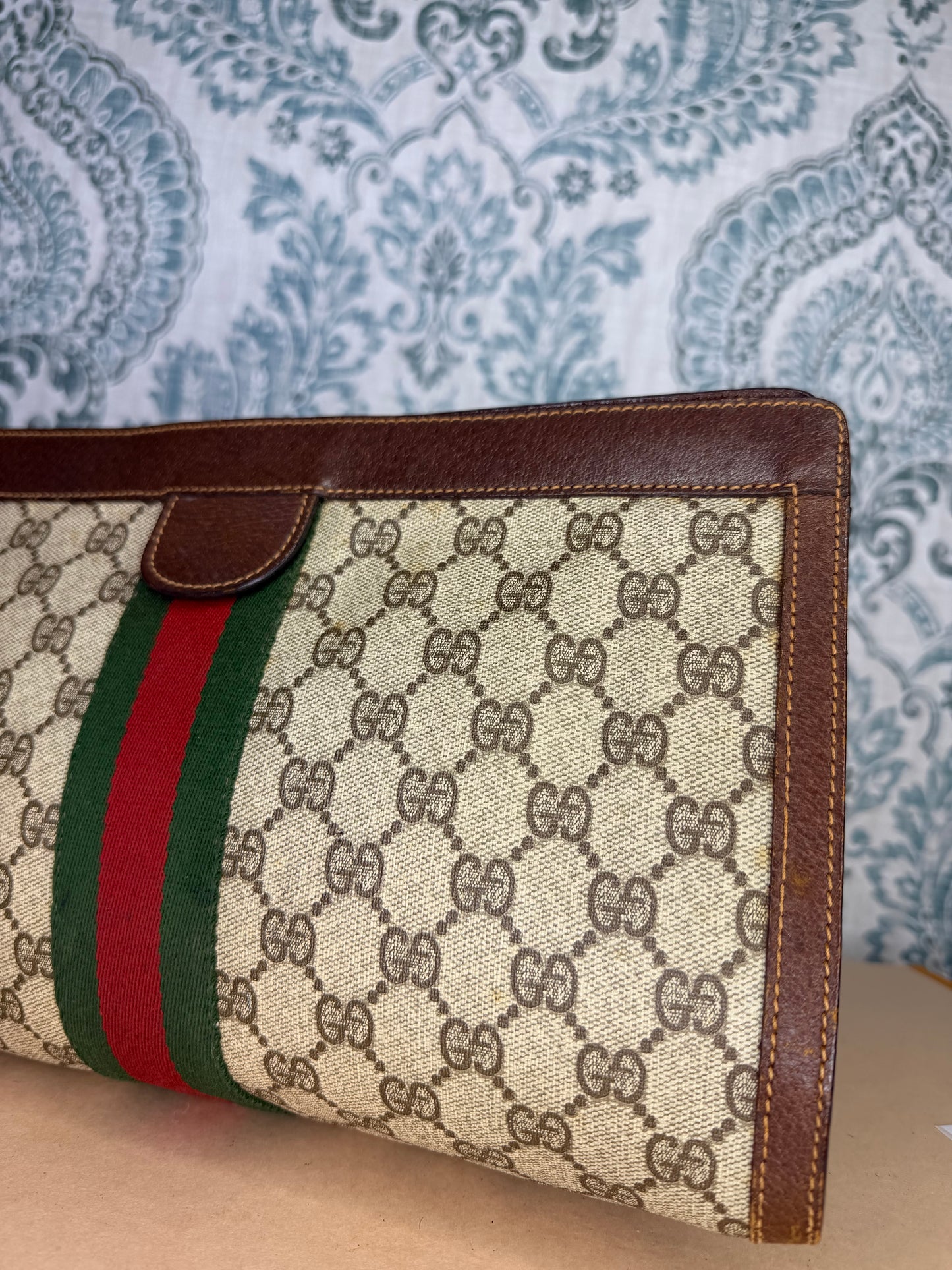 Gucci Supreme Sherry Line Clutch #1 (Parfums)