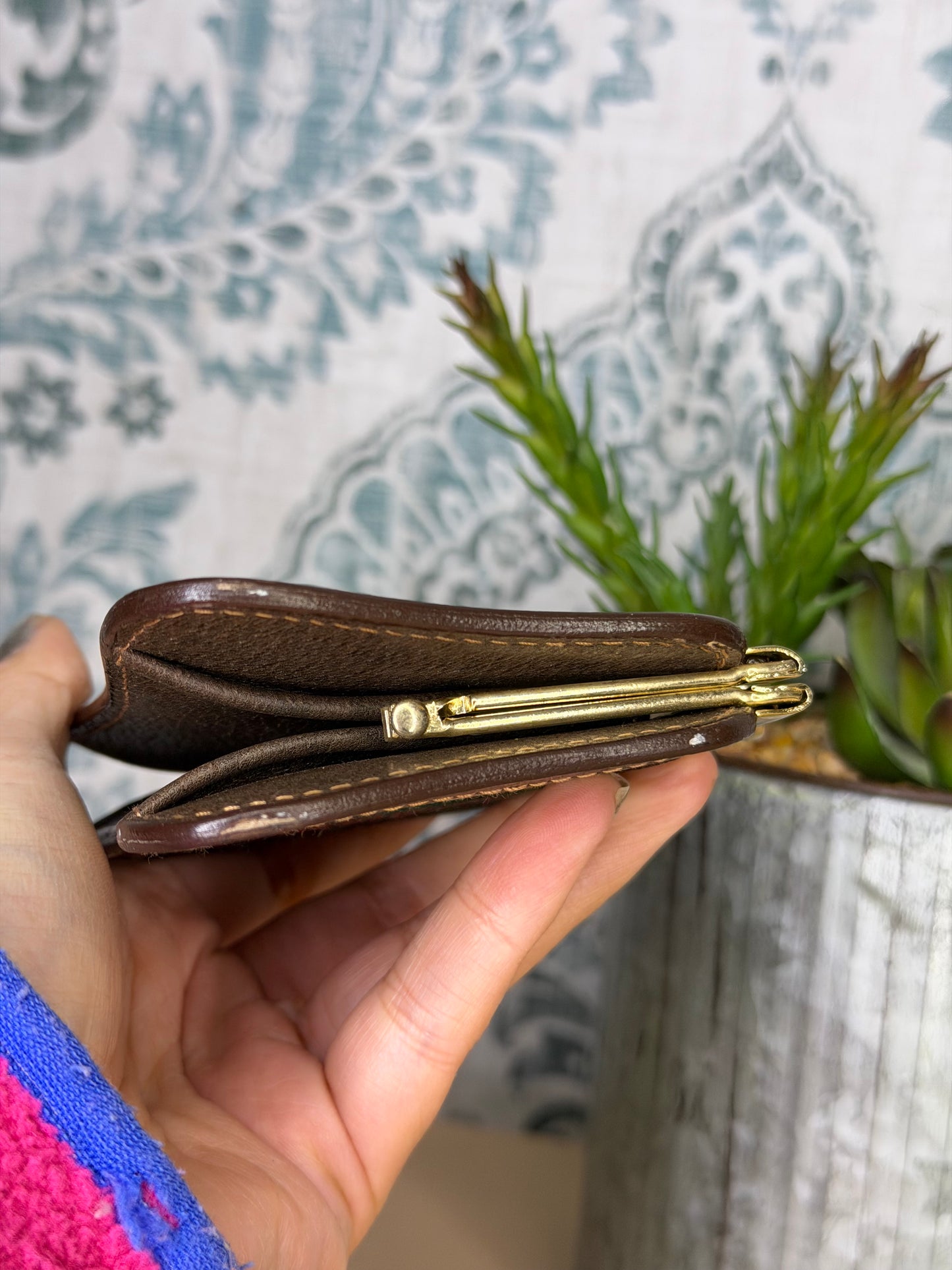 Gucci Vintage Sherry Line Kiss Lock Coin Purse