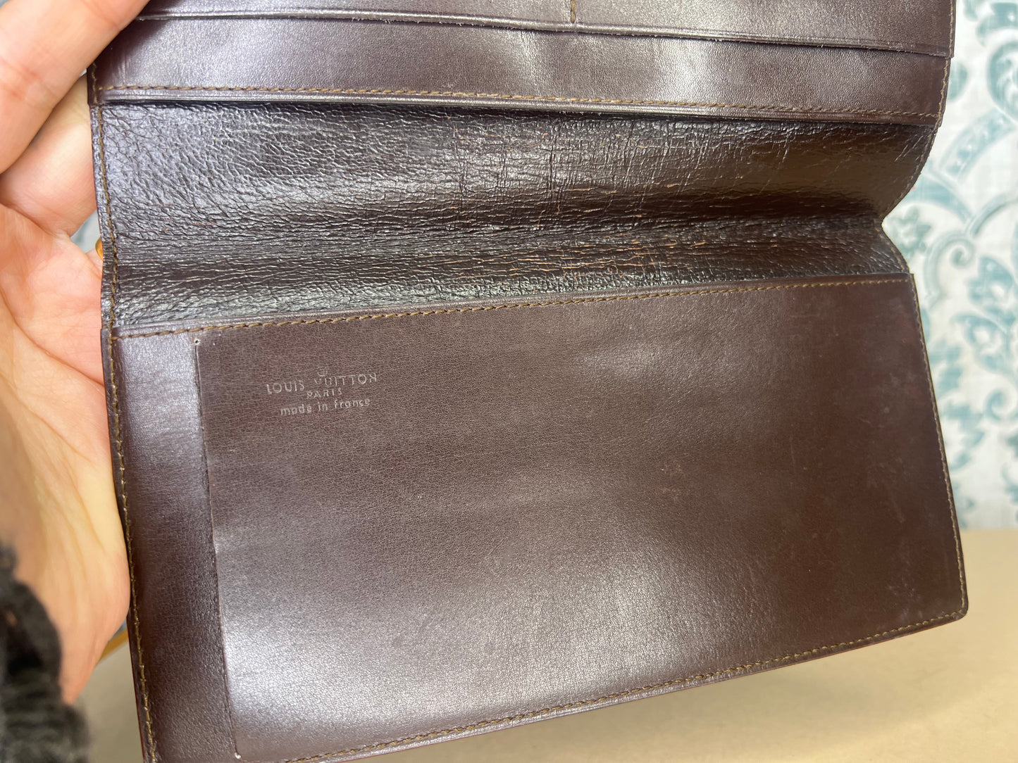 Louis Vuitton Monogram Horizontal Checkbook Holder