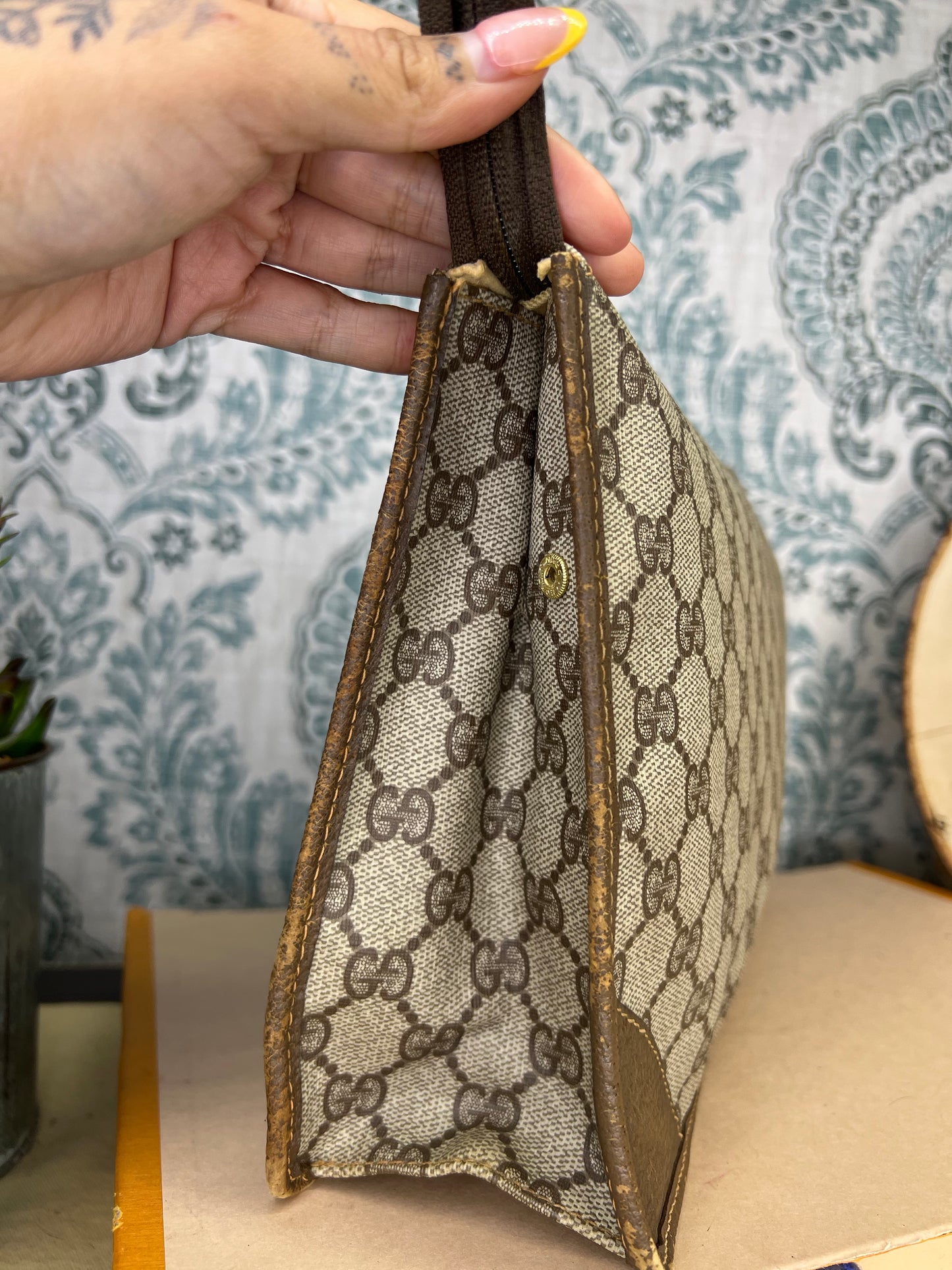 Gucci Brown Vintage Clutch