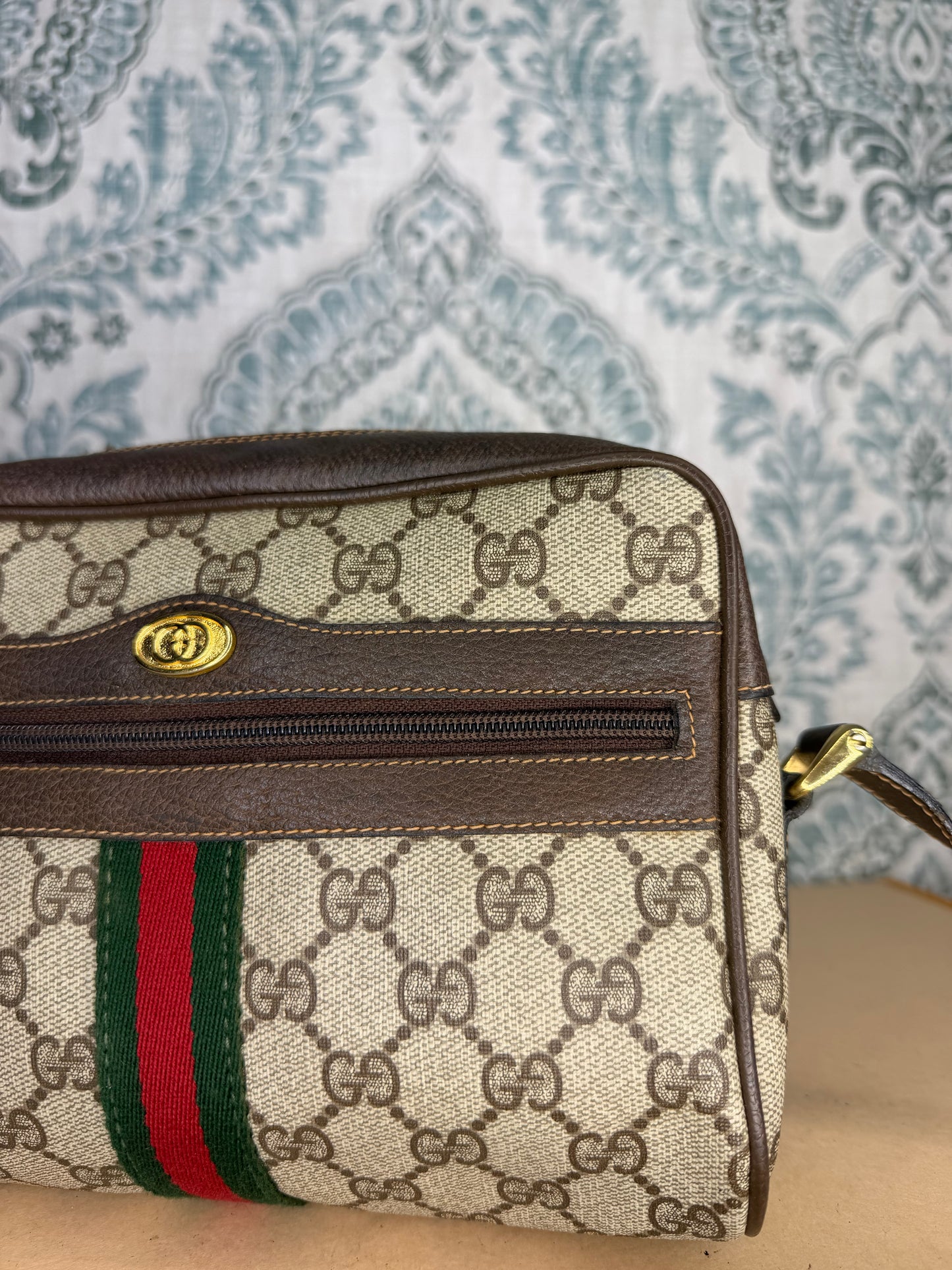 Gucci Vintage Supreme Sherry Line Purse