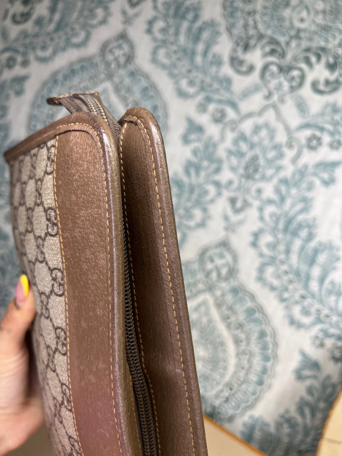 Gucci Vintage Brown Clutch