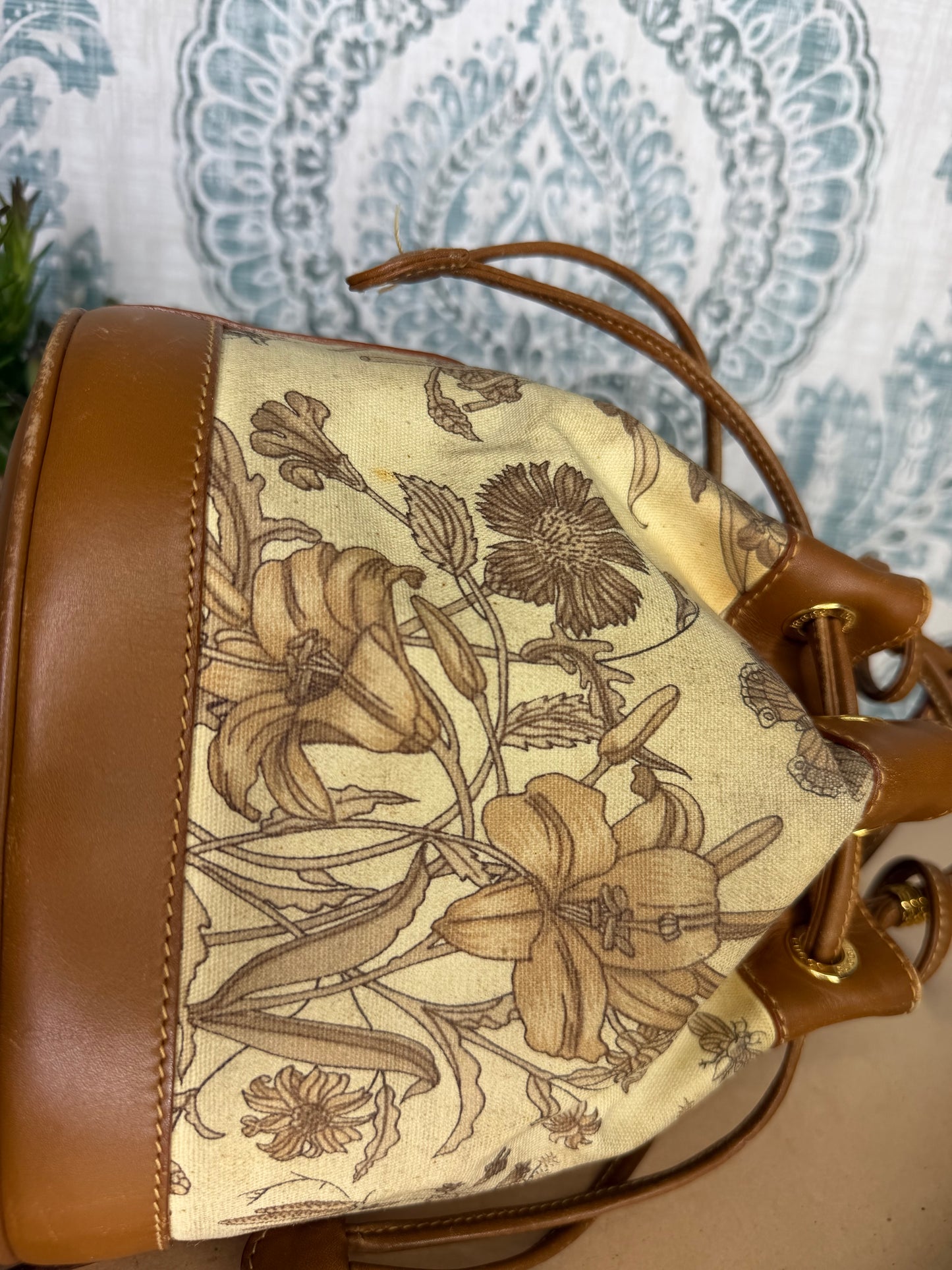 Gucci Floral Bucket Bag