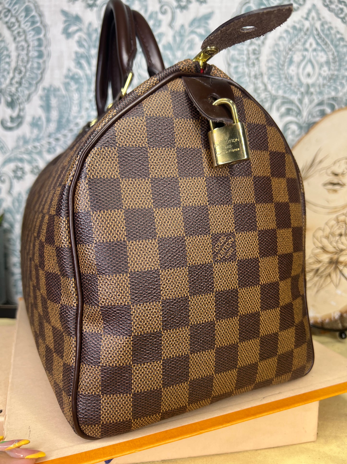 Louis Vuitton Speedy 30 Damier Ebene