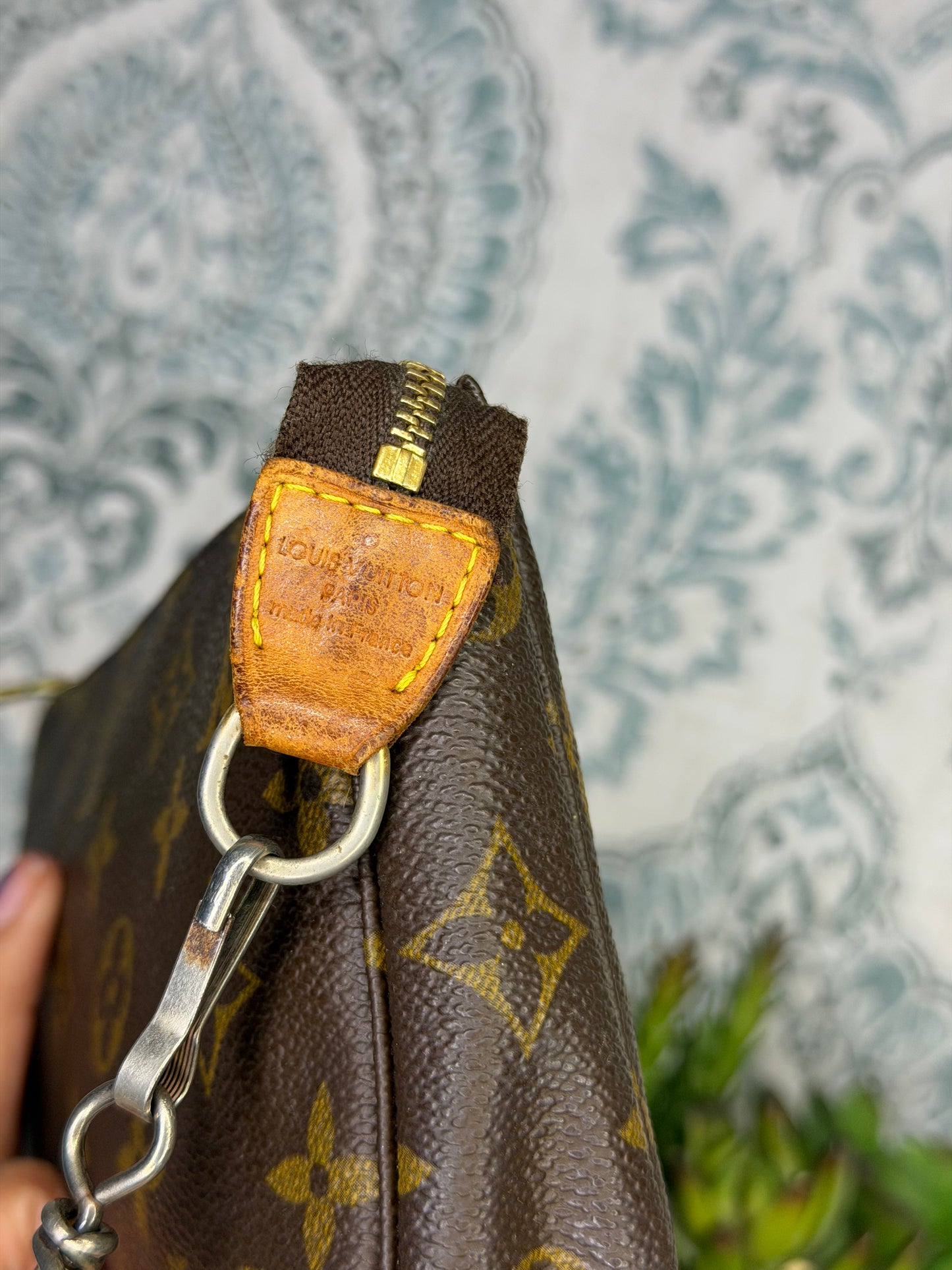 Louis Vuitton Pochette Accessories with Monogram Strap #1