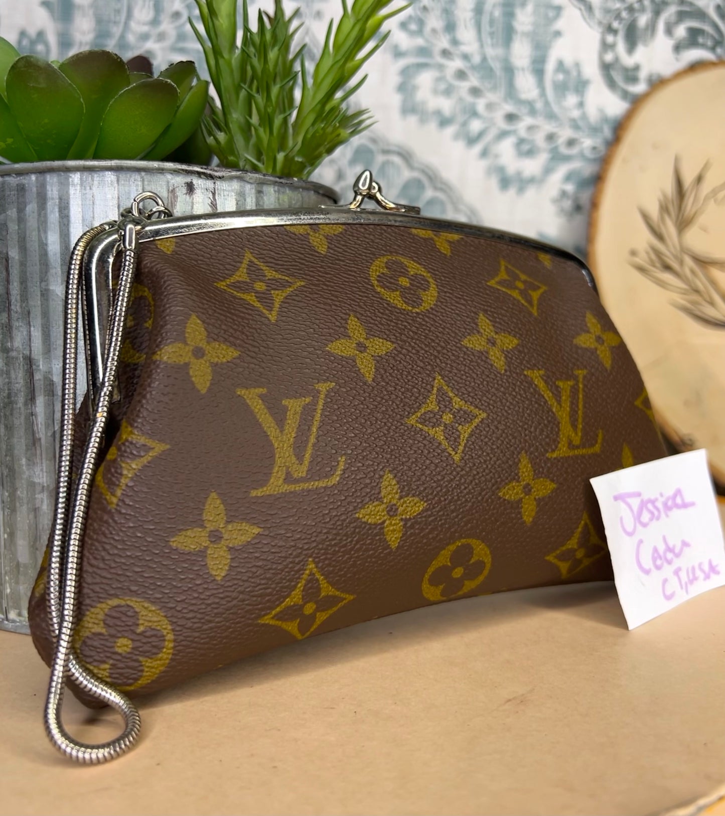 Louis Vuitton French Company Kisslock Pouch