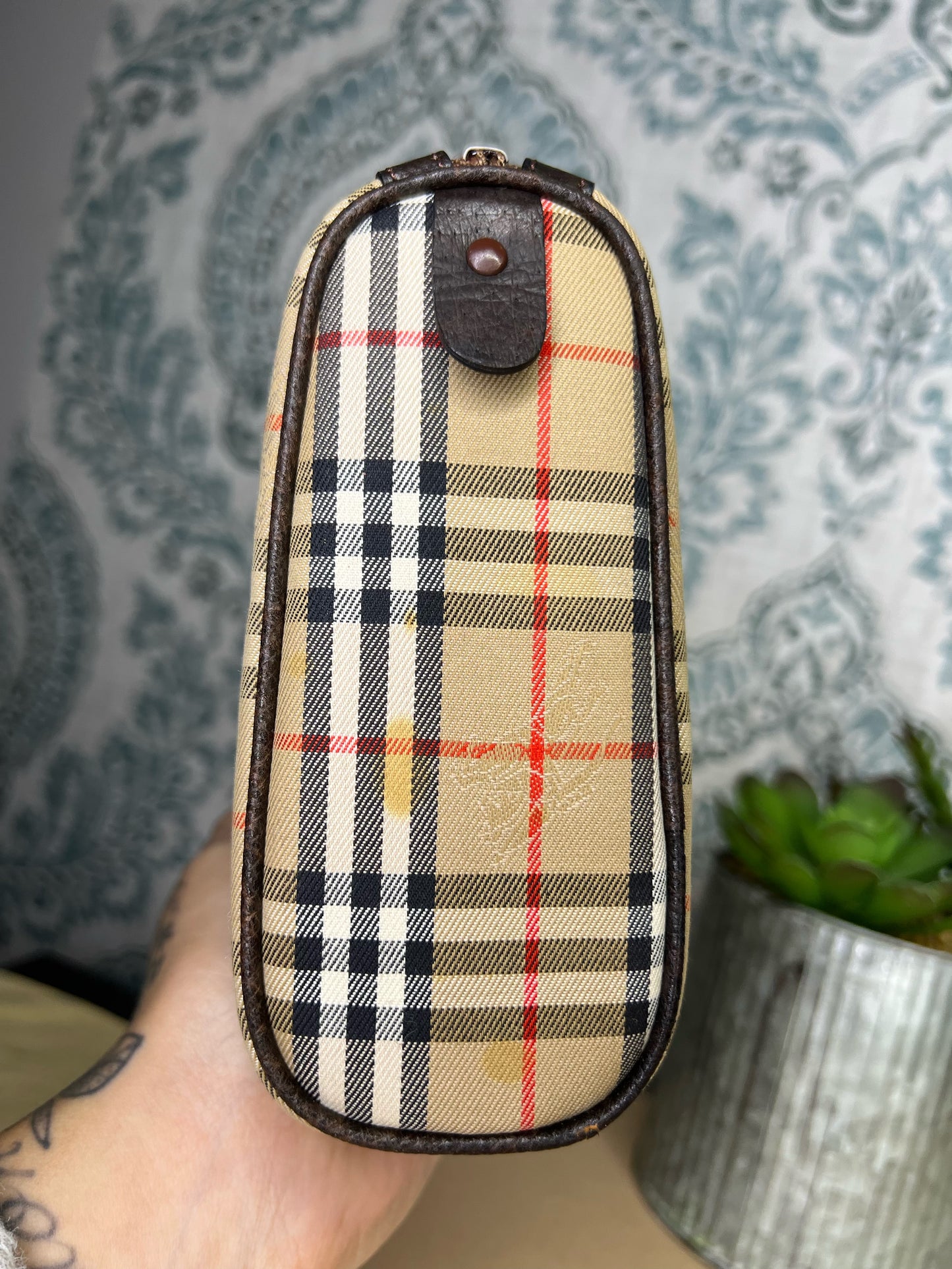 Burberry Nova Check Clutch