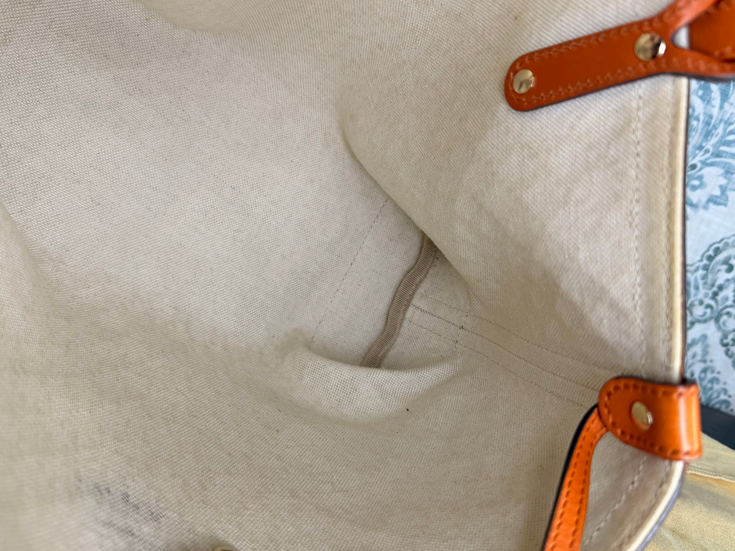 Gucci Diamante Orange Small Tote with Pouch
