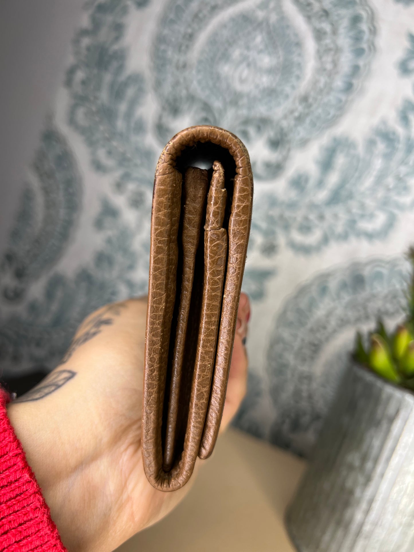 Gucci Canvas Flap Wallet