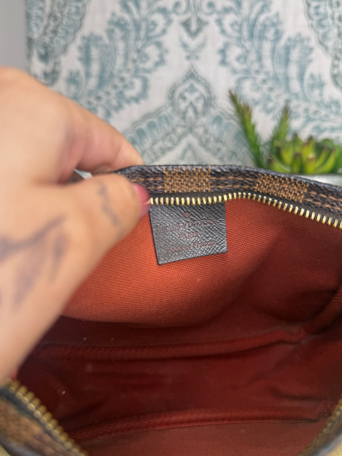 Louis Vuitton Damier Ebene Trousse Pochette