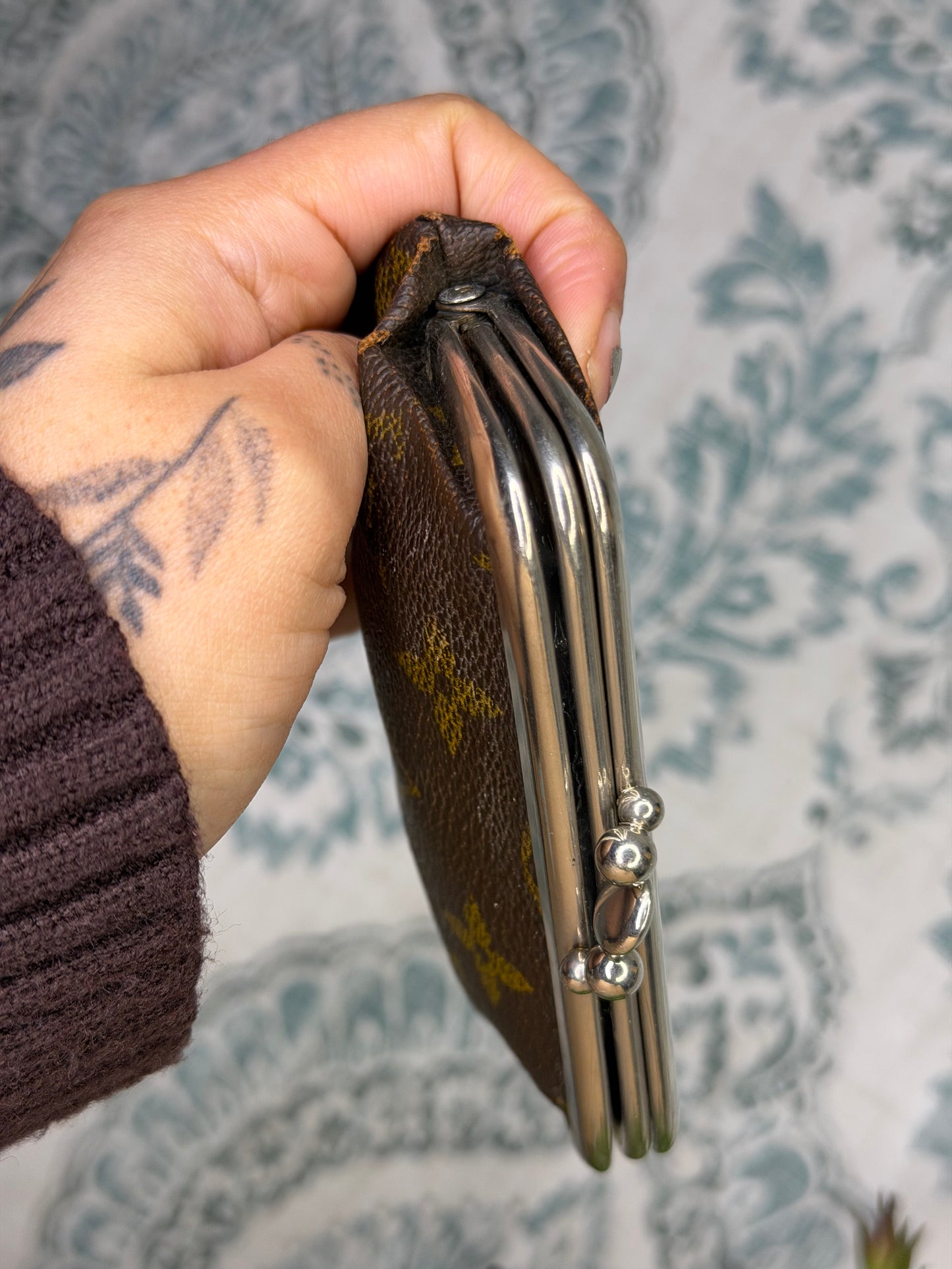 Louis Vuitton Saks Fifth Ave Kisslock Coin Purse