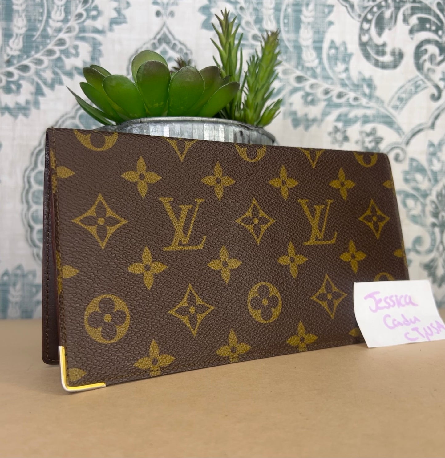 Louis Vuitton Monogram Horizontal Checkbook Holder