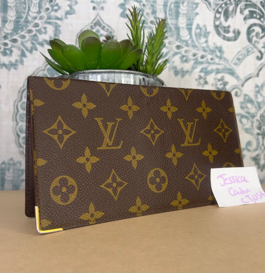 Louis Vuitton Monogram Horizontal Checkbook Holder