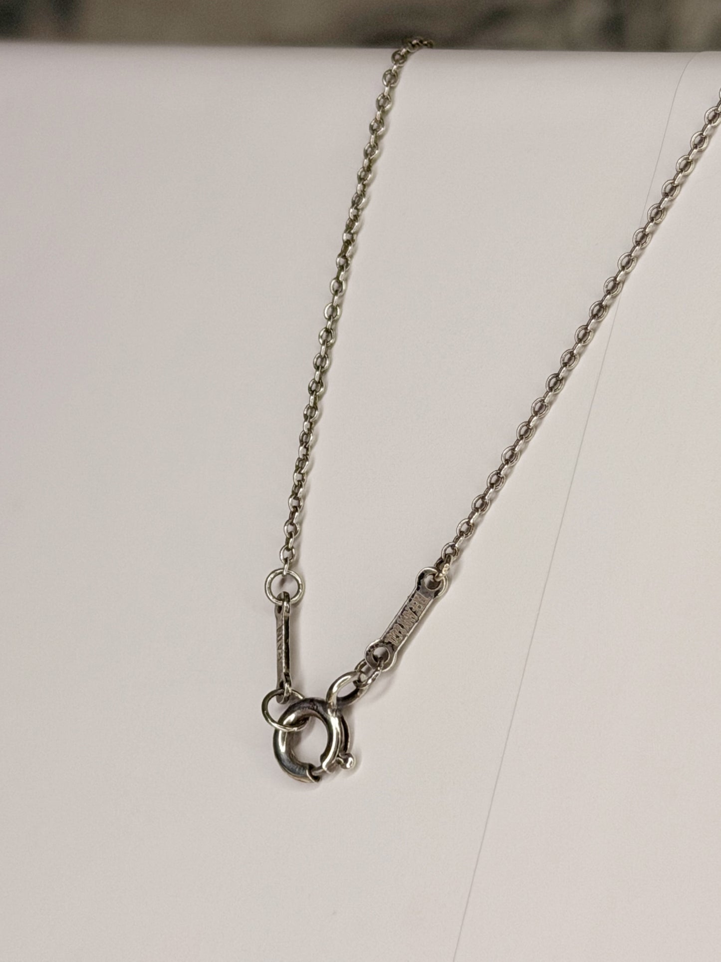 Tiffany & Co. Elsa Perretti Silver Dove Necklace