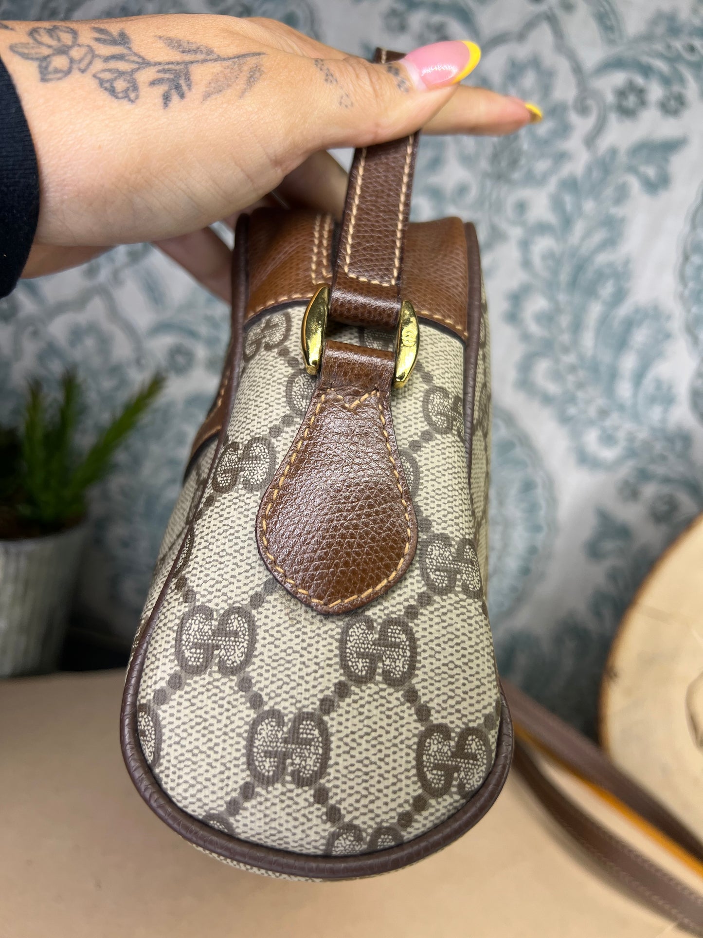 GG Vintage Supreme Sherry Line Crossbody