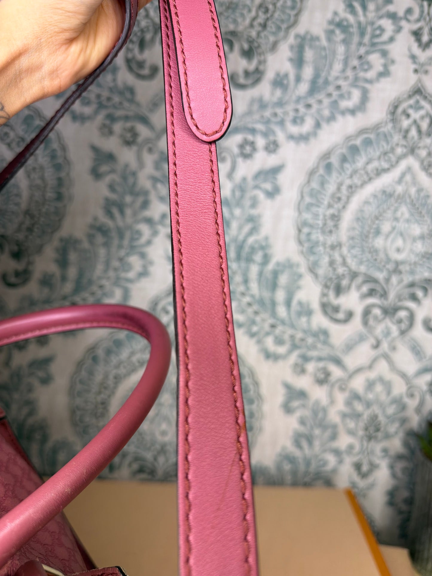 Gucci Pink Micro Guccissima Medium Sukey
