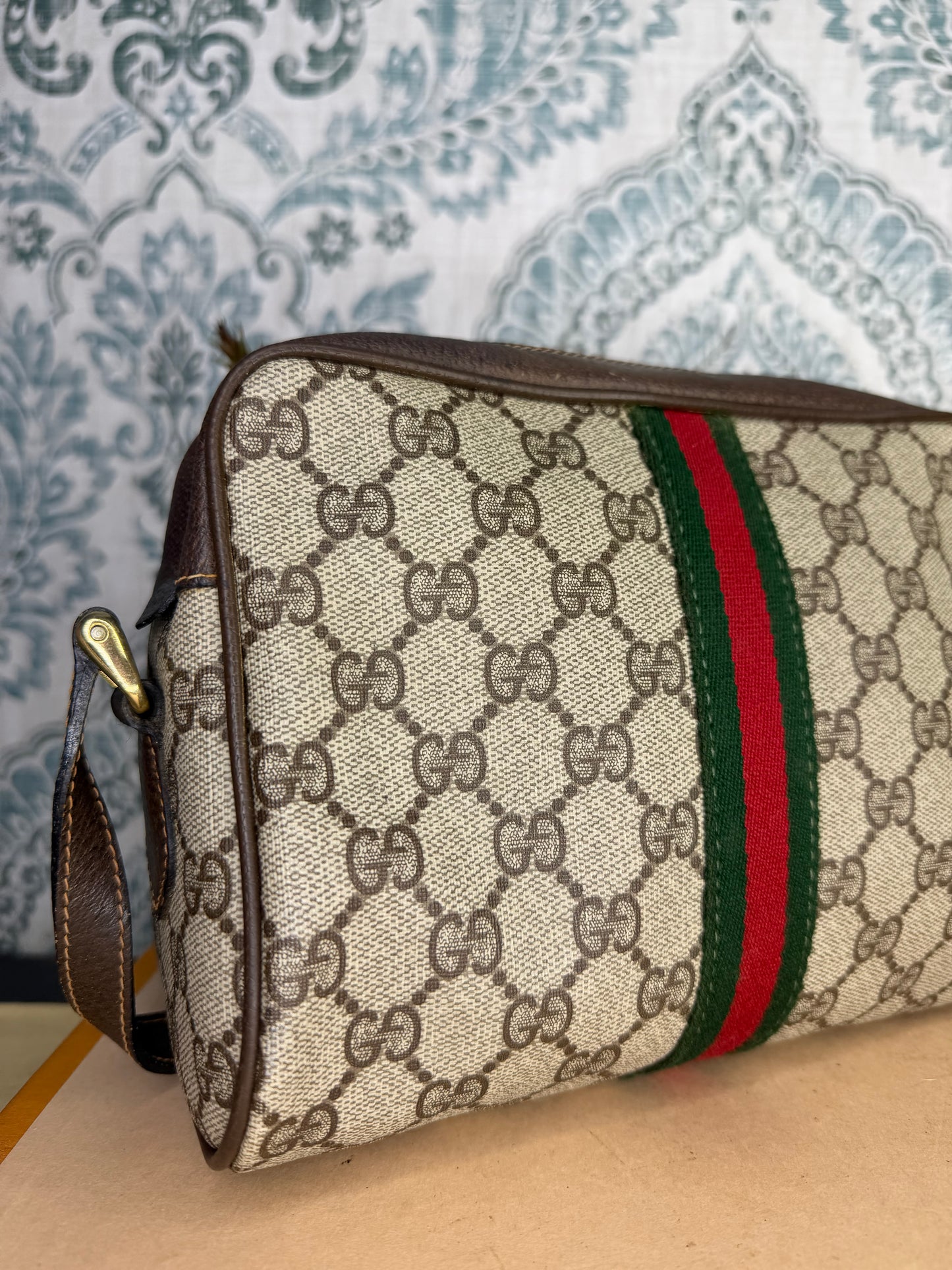 Gucci Vintage Supreme Sherry Line Purse