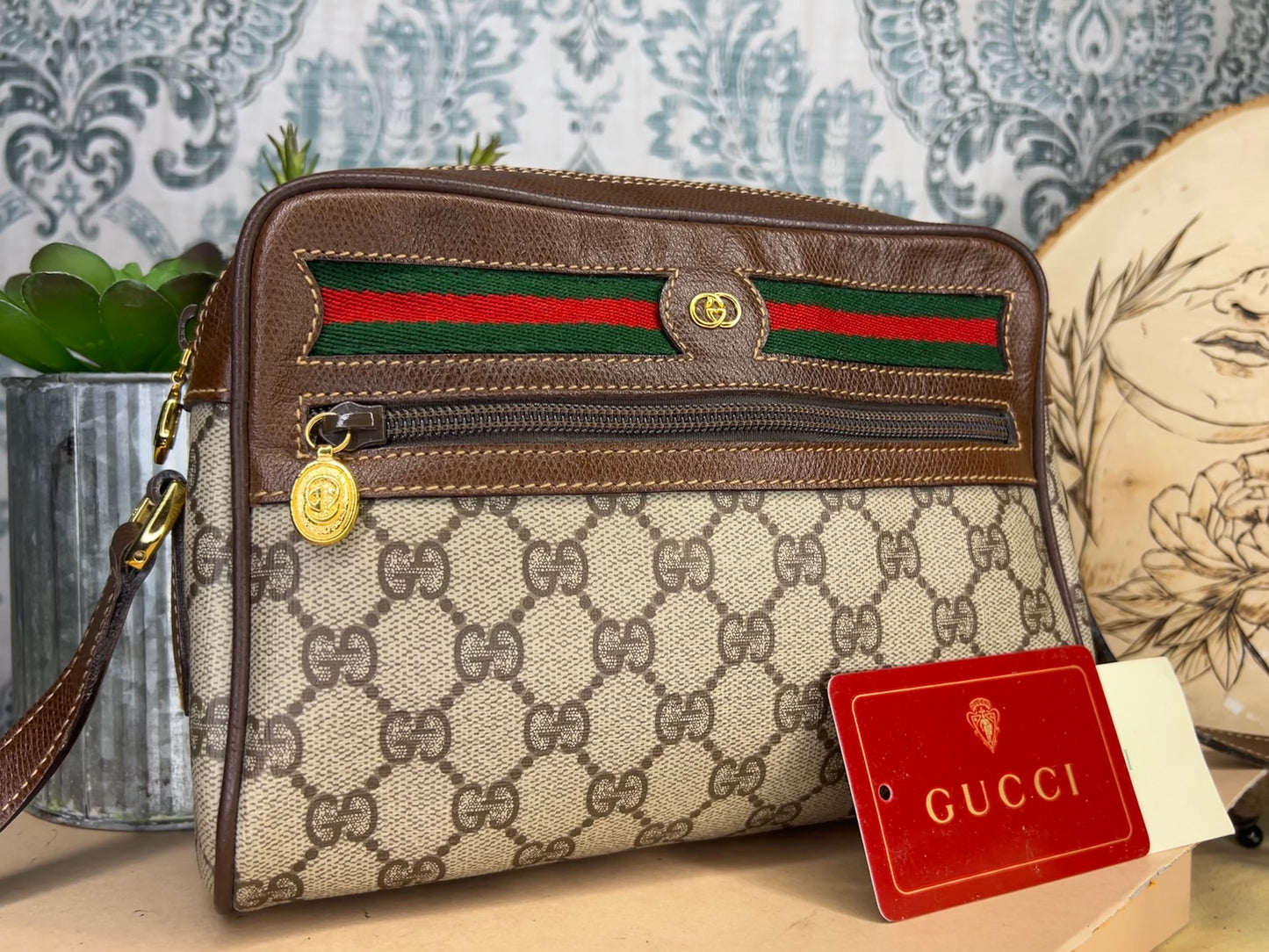 GG Vintage Supreme Sherry Line Crossbody