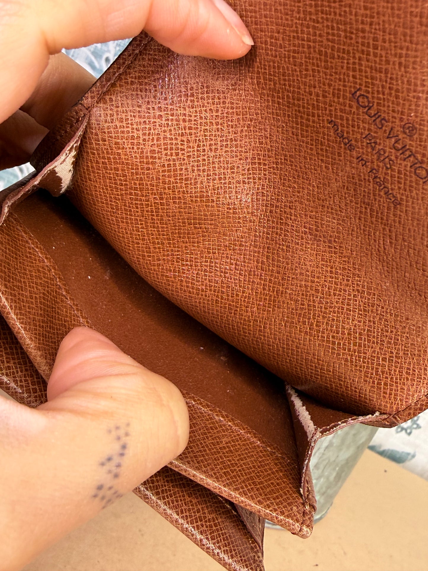 Louis Vuitton Porte Monnaie Plat Monogram Card Case #3
