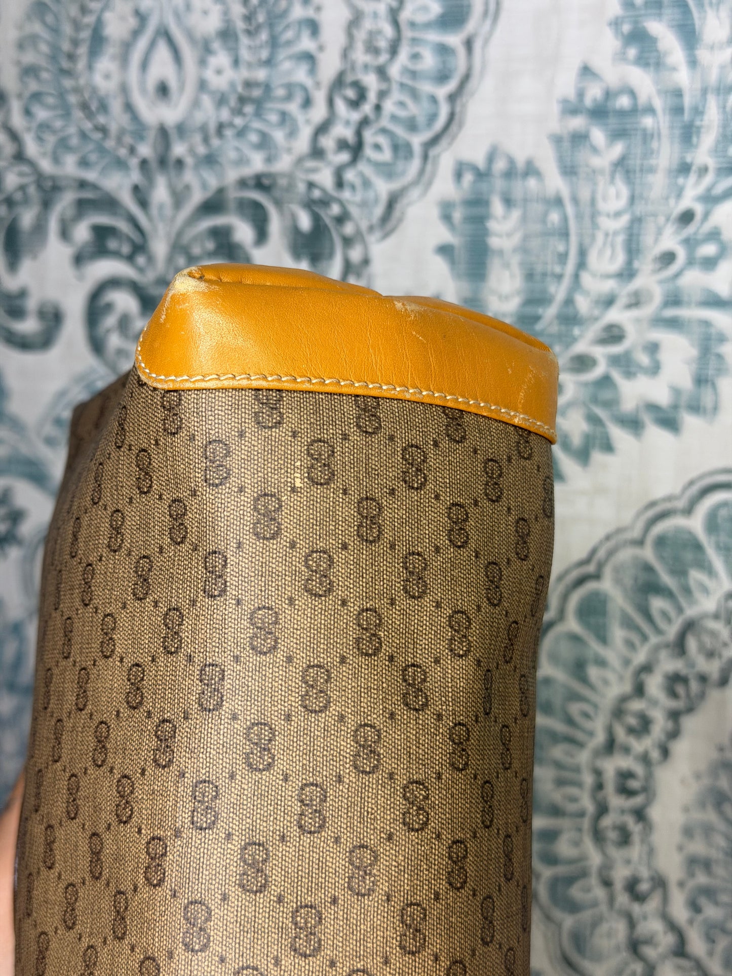 Gucci Micro GG Tan Clutch