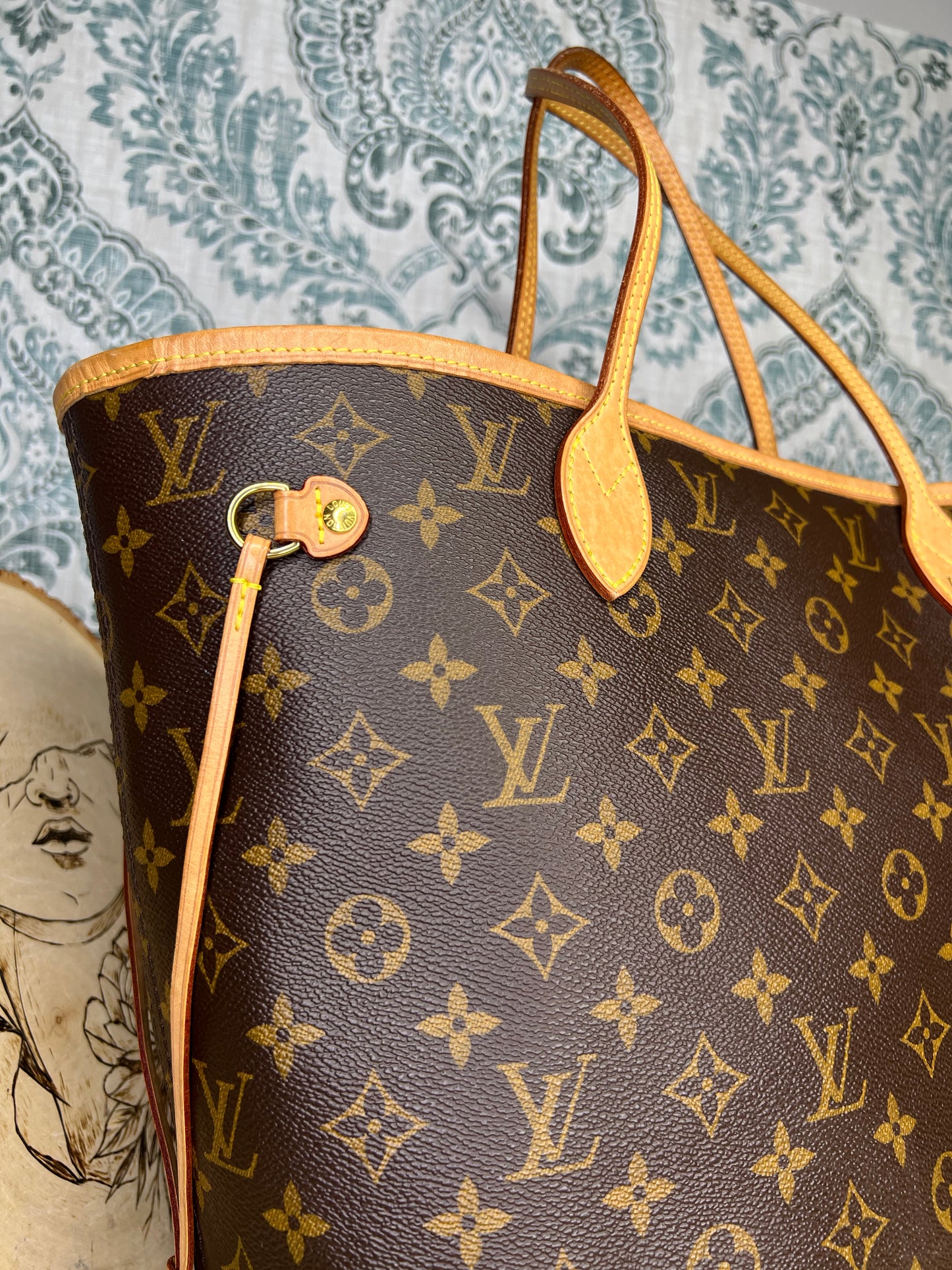 Neverfull MM Cherry Red