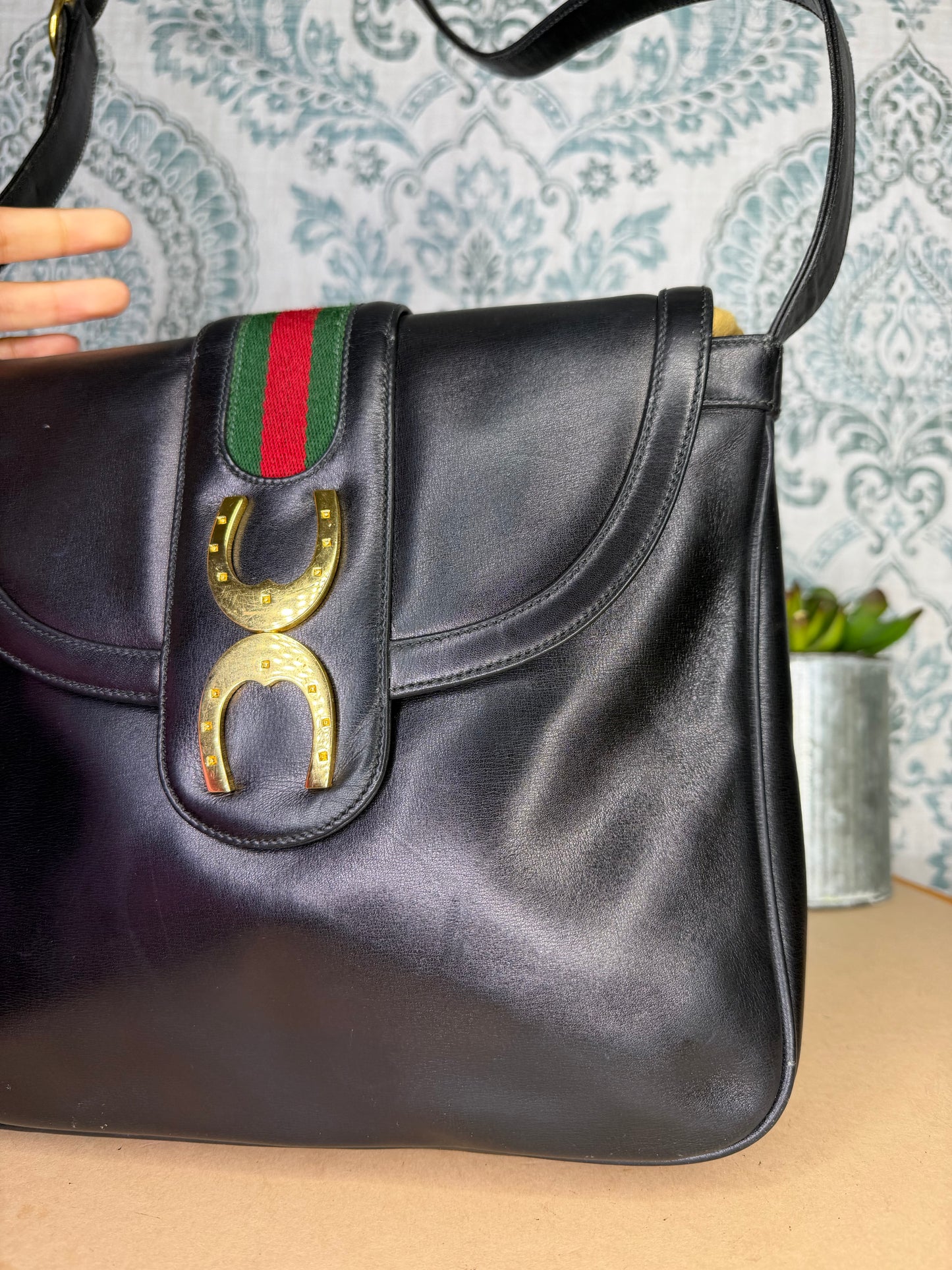 Gucci Vintage Sherry Line Shoulder Bag