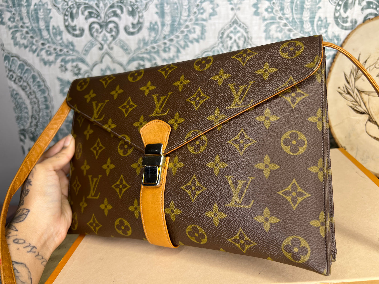 Louis Vuitton French Company Shoulder Bag