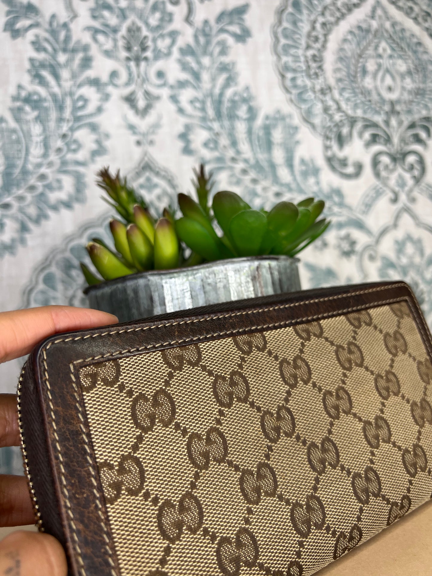 Gucci Bamboo Canvas Wallet