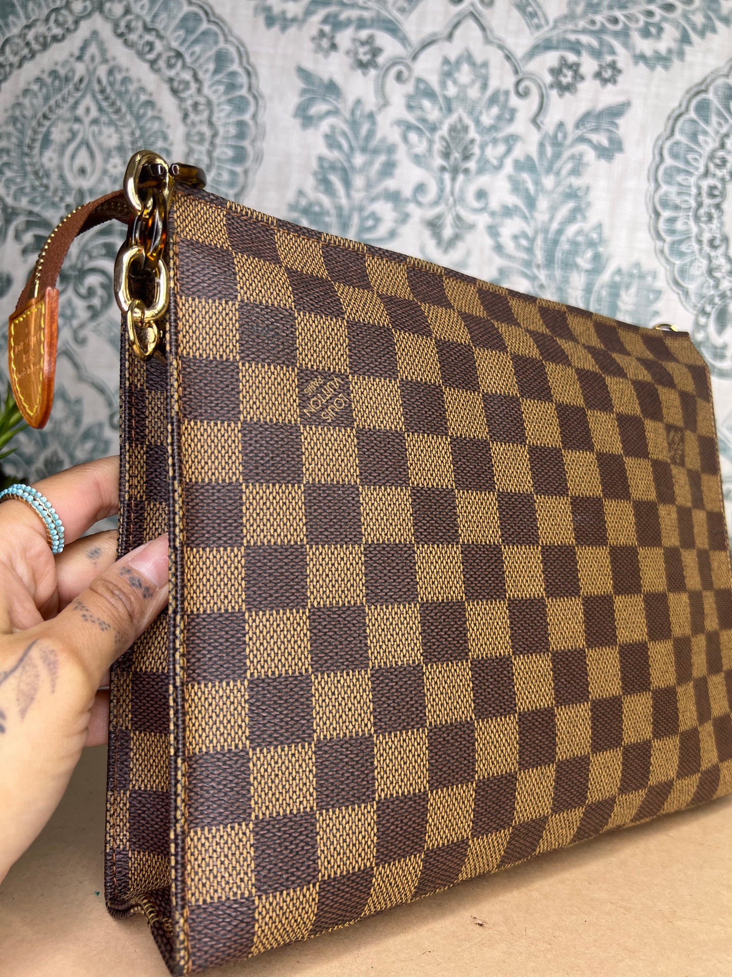 Louis Vuitton Damier Ebene Centainaire Limited Edition Toiletry 26