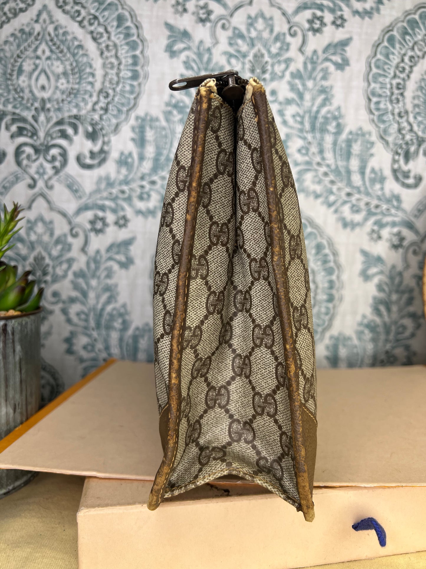 Gucci Brown Vintage Clutch