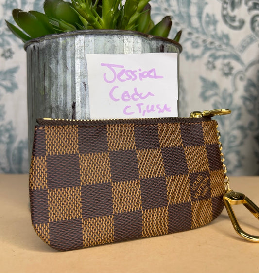 Louis Vuitton Damier Ebene Key Cles