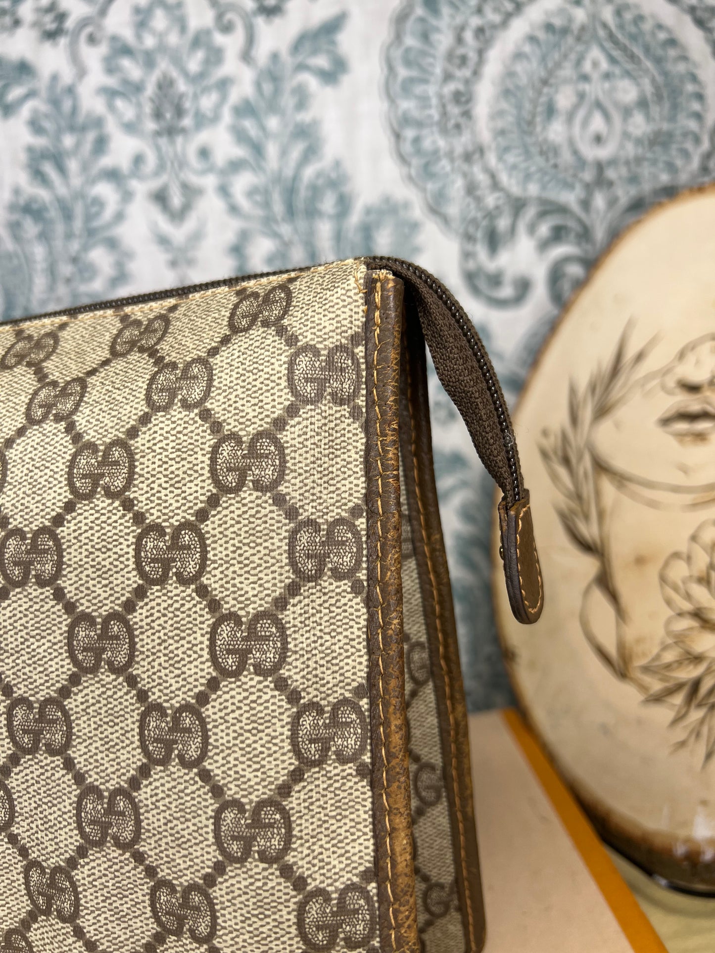 Gucci Brown Vintage Clutch