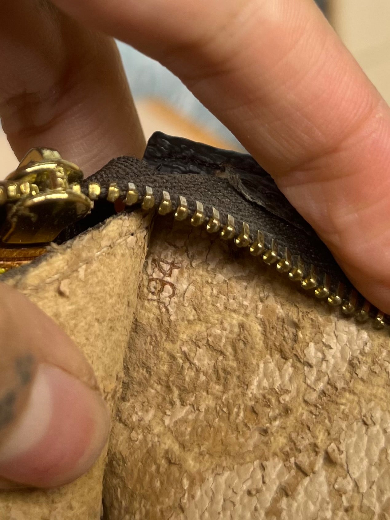 Louis Vuitton Bucket Pouch PM (damaged)