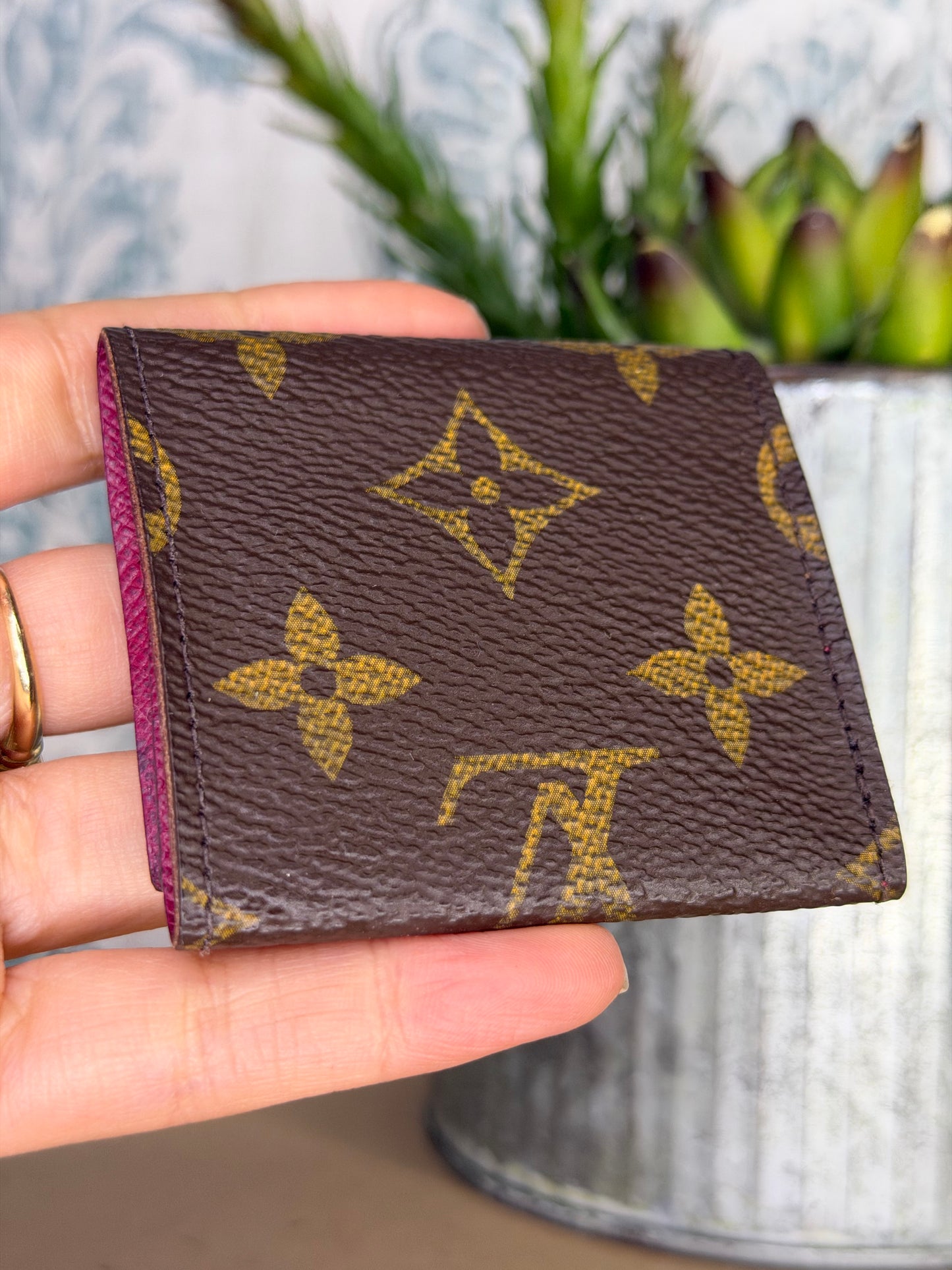 Louis Vuitton Wired Earphone Case Fuschia