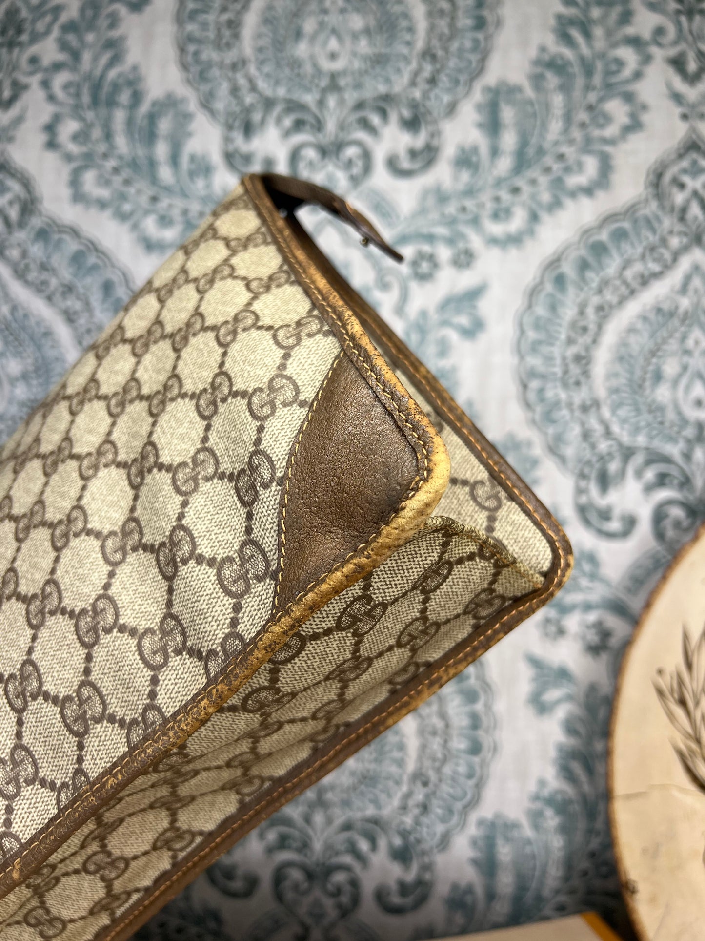 Gucci Brown Vintage Clutch
