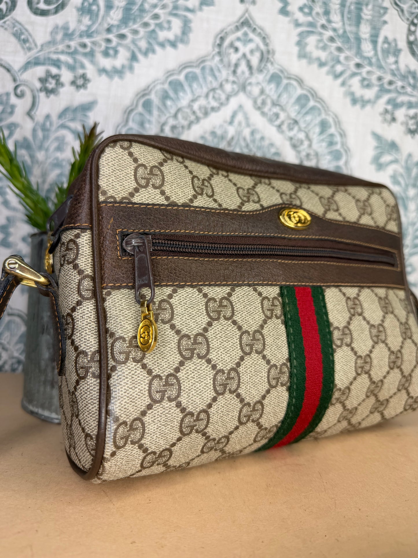 Gucci Vintage Supreme Sherry Line Purse
