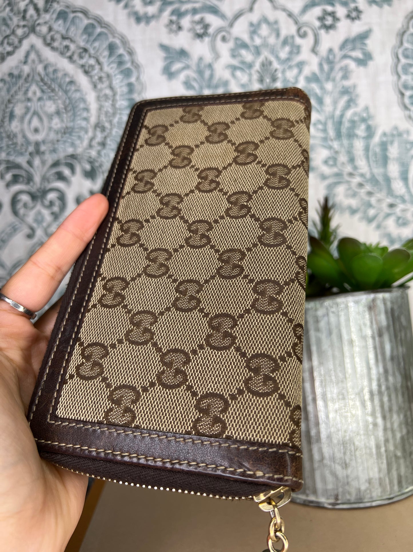 Gucci Bamboo Canvas Wallet