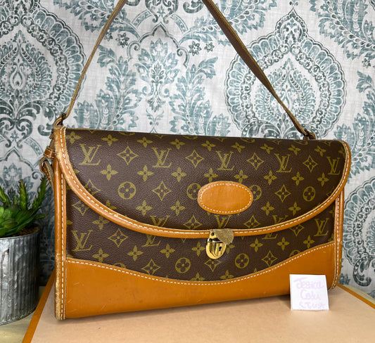 Louis Vuitton French Company Vintage Train Case / Cosmetic Case