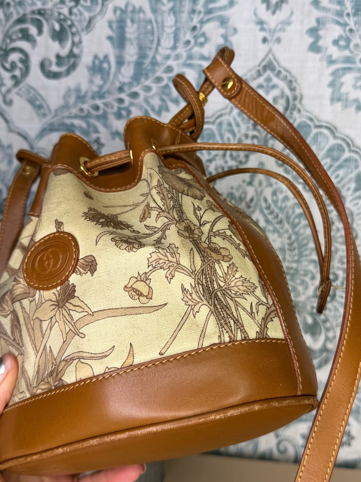 Gucci Floral Bucket Bag