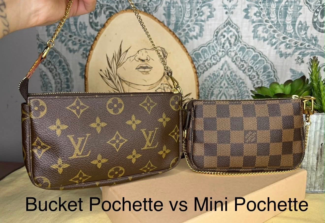 Louis Vuitton Damier Ebene Bucket Pochette