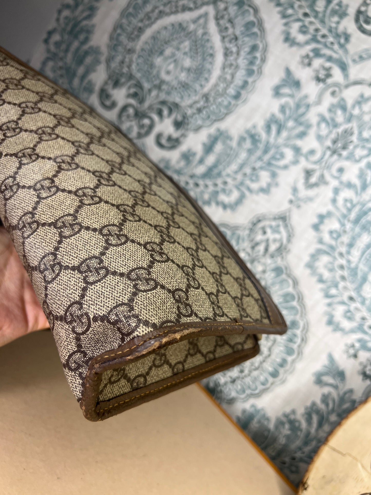 Gucci Vintage Brown Clutch