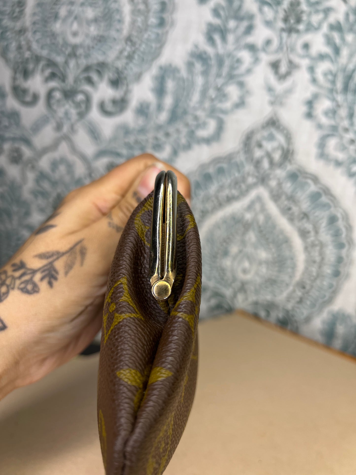 Louis Vuitton French Company Kisslock Pouch