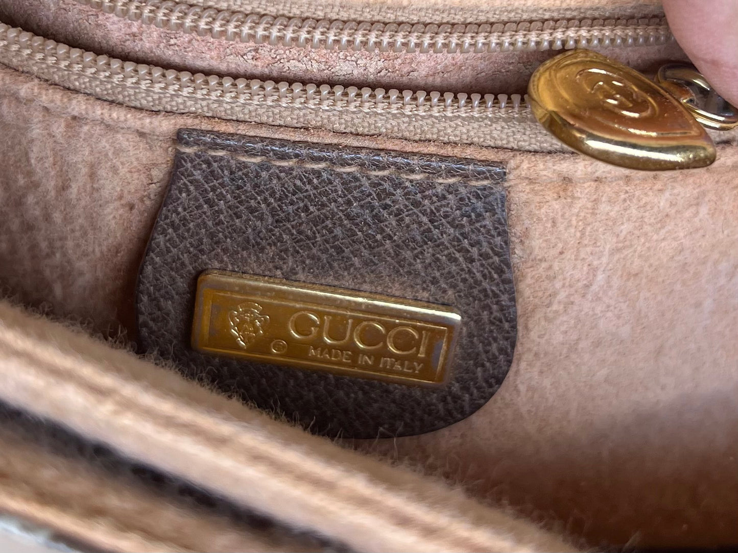 Gucci Supreme Sherry Line Vintage Purse