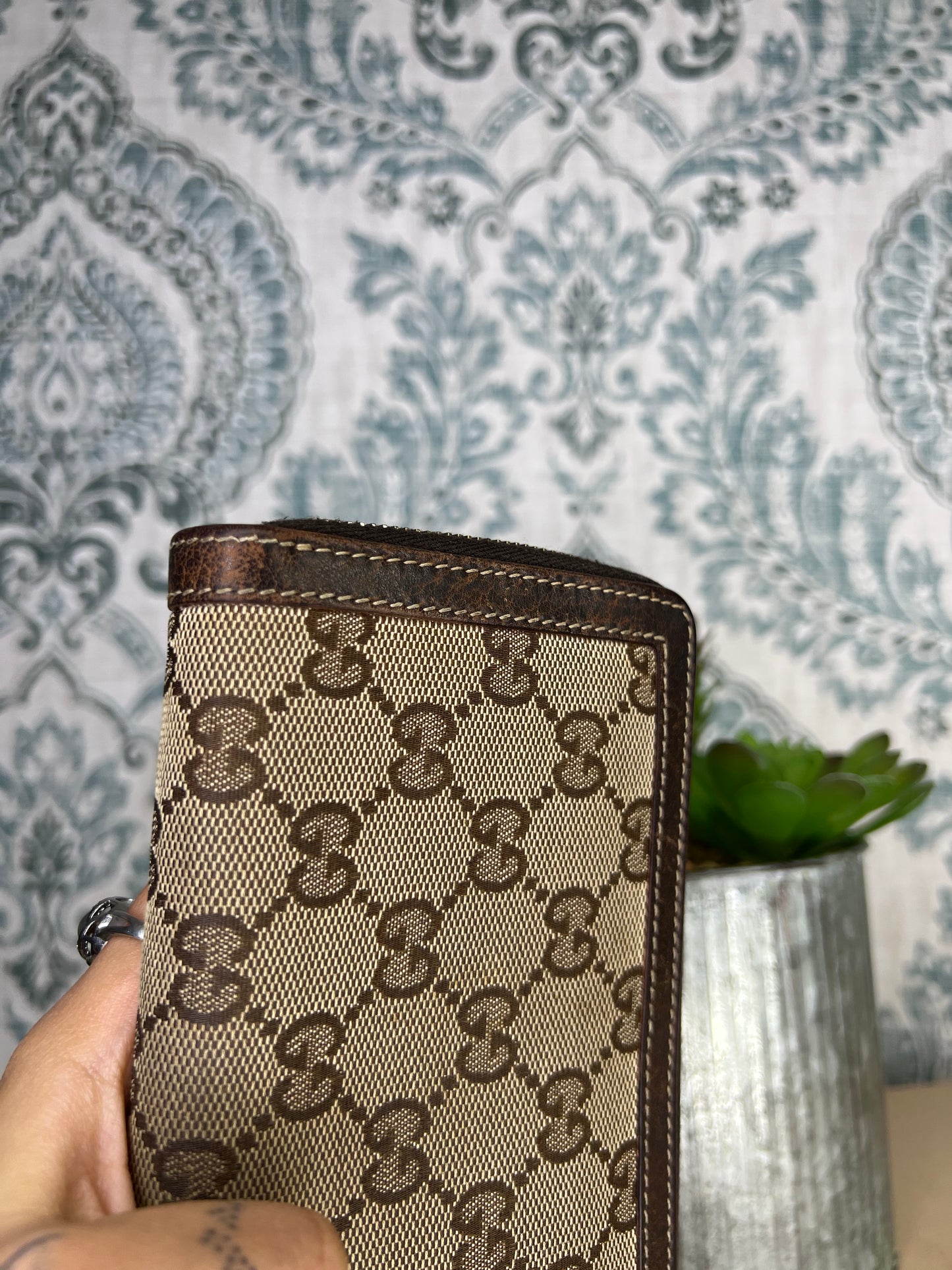 Gucci Bamboo Canvas Wallet