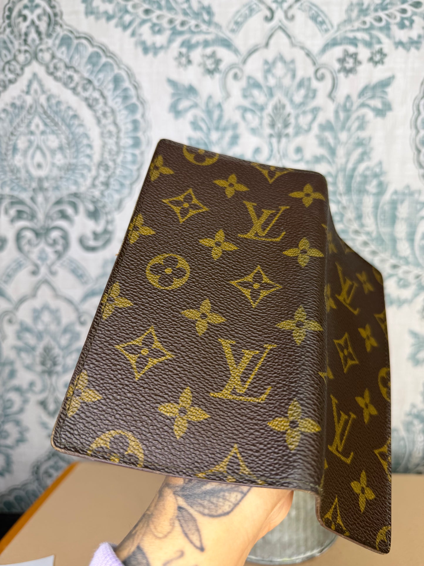 Louis Vuitton Monogram Checkbook Wallet/Cover